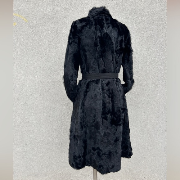 Y2K fitted genuine fur coat from Joseph made in France - Picture 4 of 10